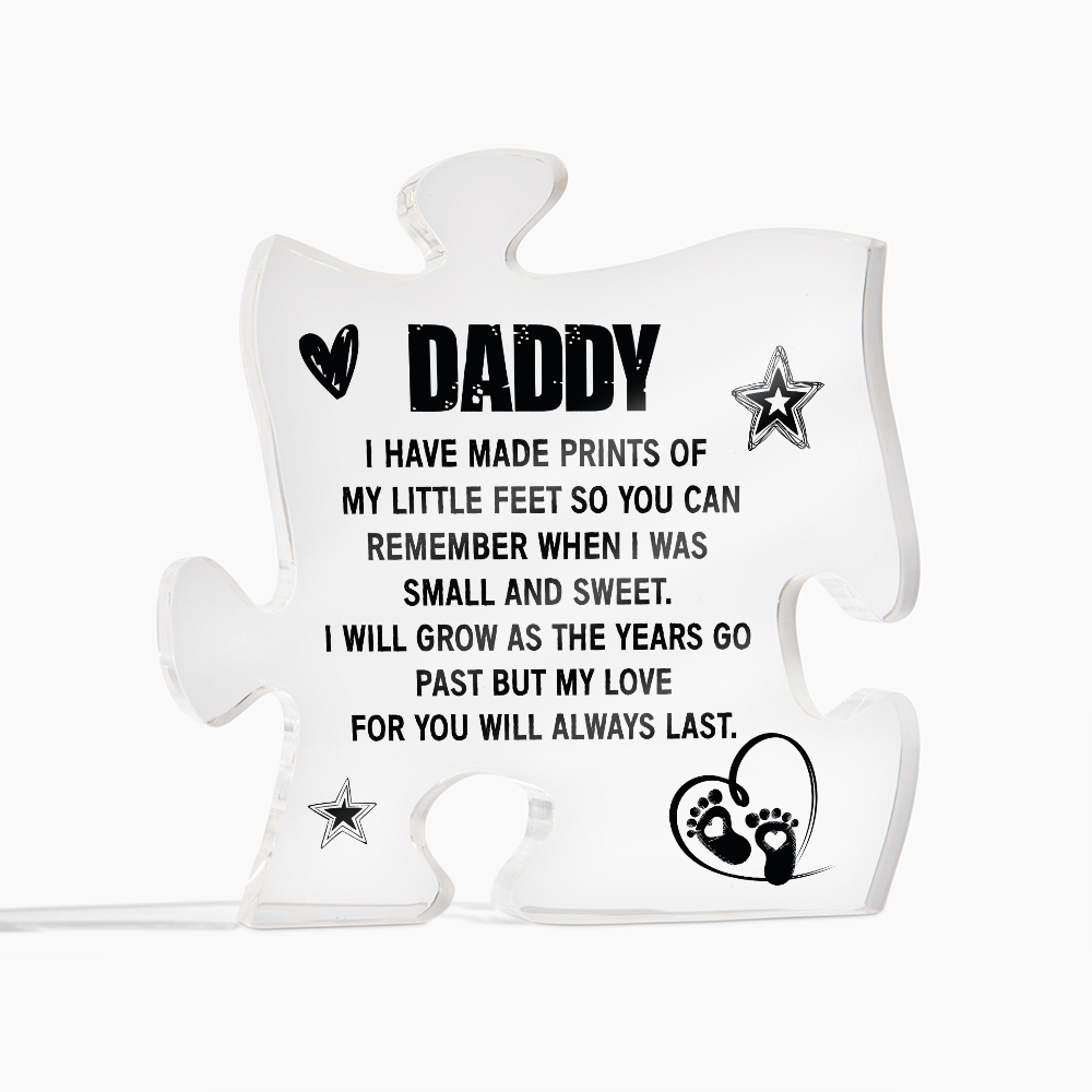 Daddy – My Forever Puzzle Piece