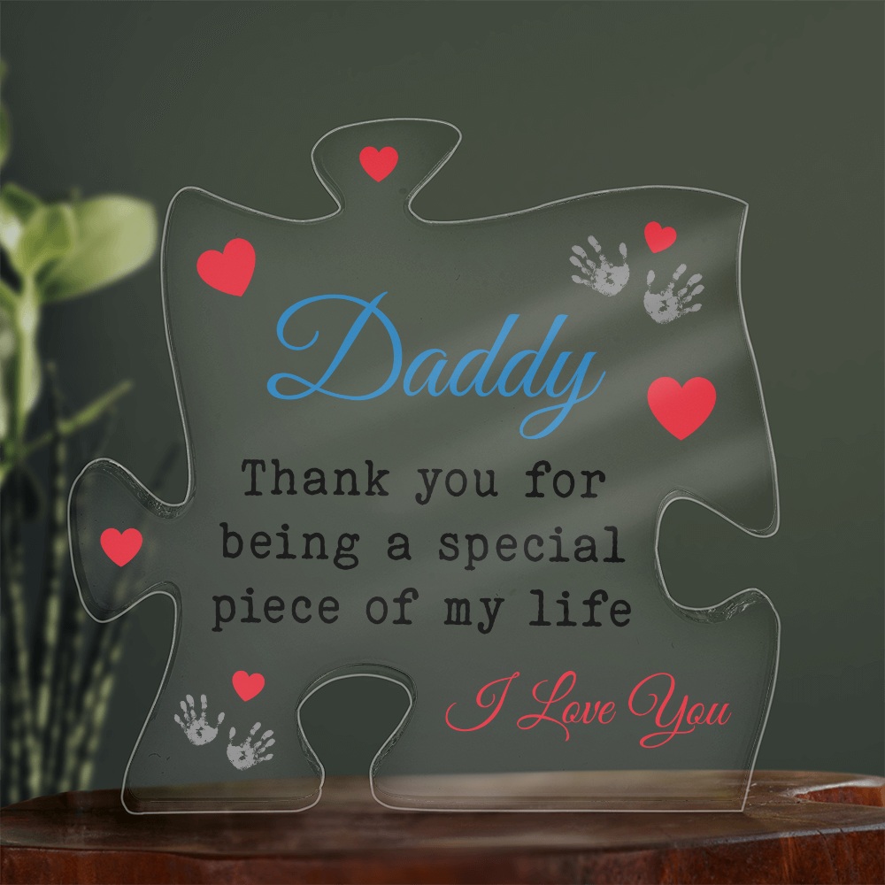 To Daddy – The Piece That Makes My World Complete