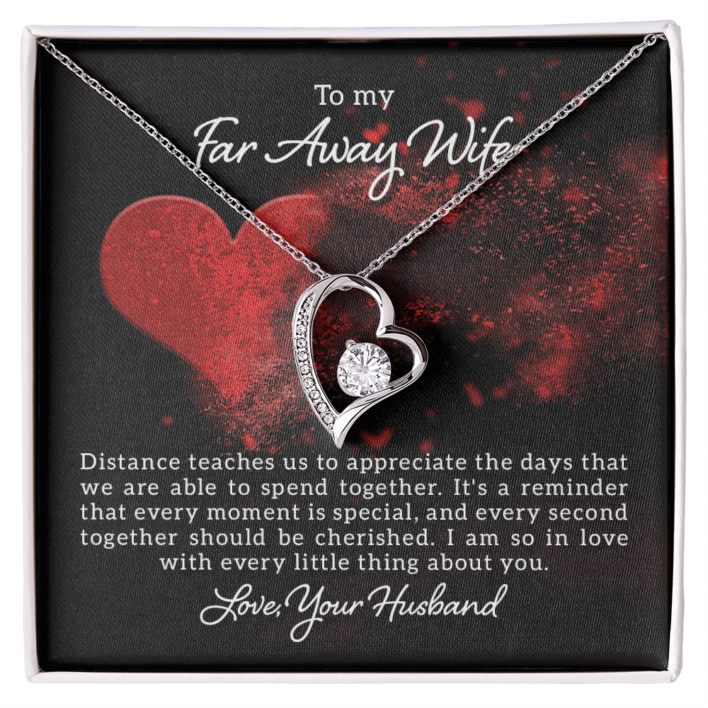 To My Far Away Wife: A Necklace to Close the Distance