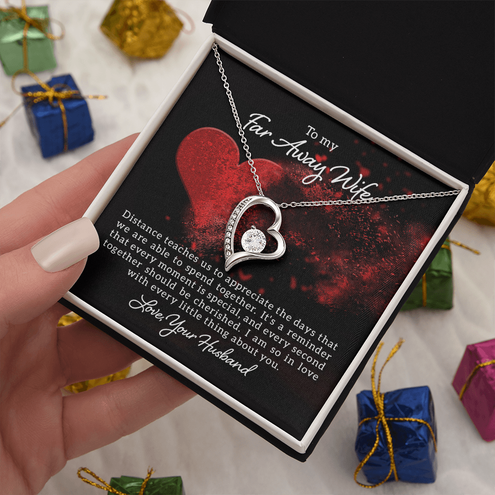To My Far Away Wife: A Necklace to Close the Distance