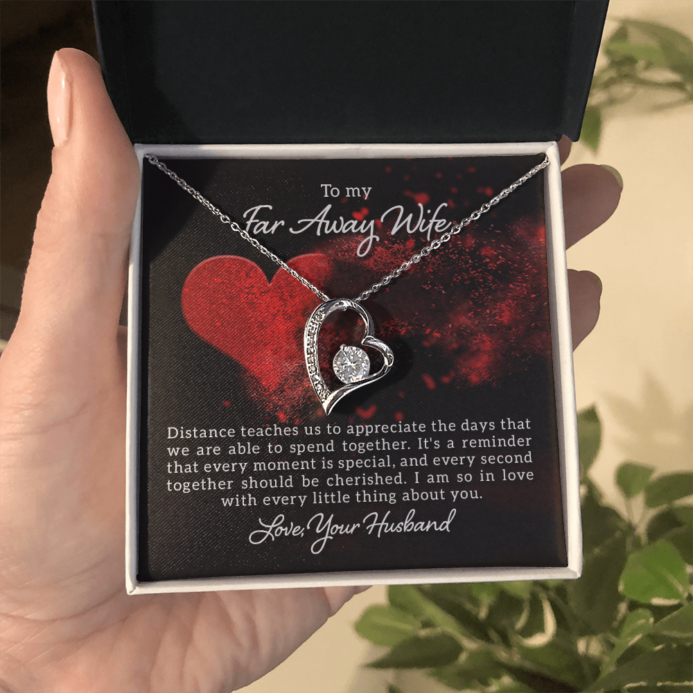 To My Far Away Wife: A Necklace to Close the Distance