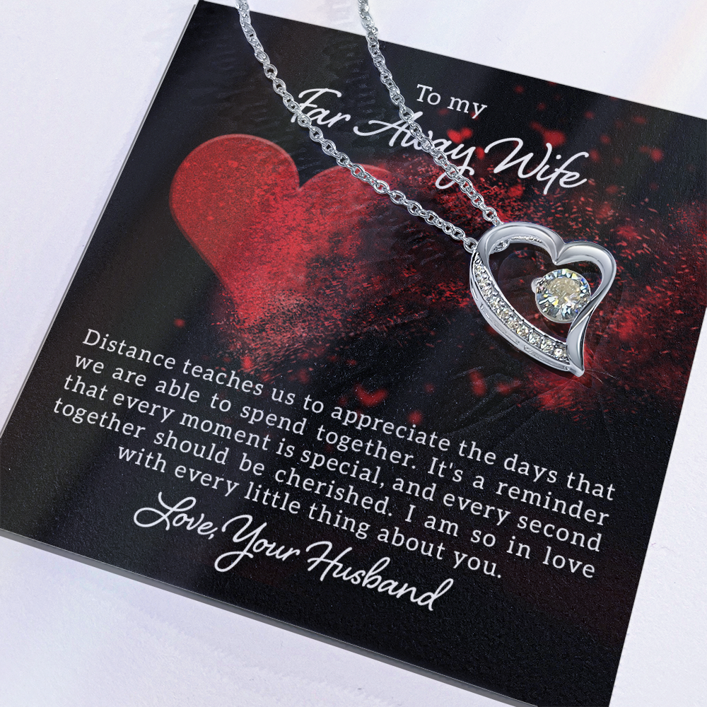 To My Far Away Wife: A Necklace to Close the Distance