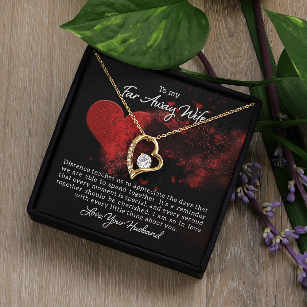 To My Far Away Wife: A Necklace to Close the Distance