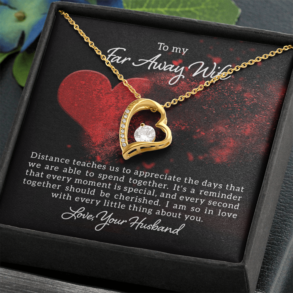 To My Far Away Wife: A Necklace to Close the Distance