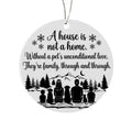 Custom Acrylic Circle Ornament – A Cherished Keepsake for Loved Ones