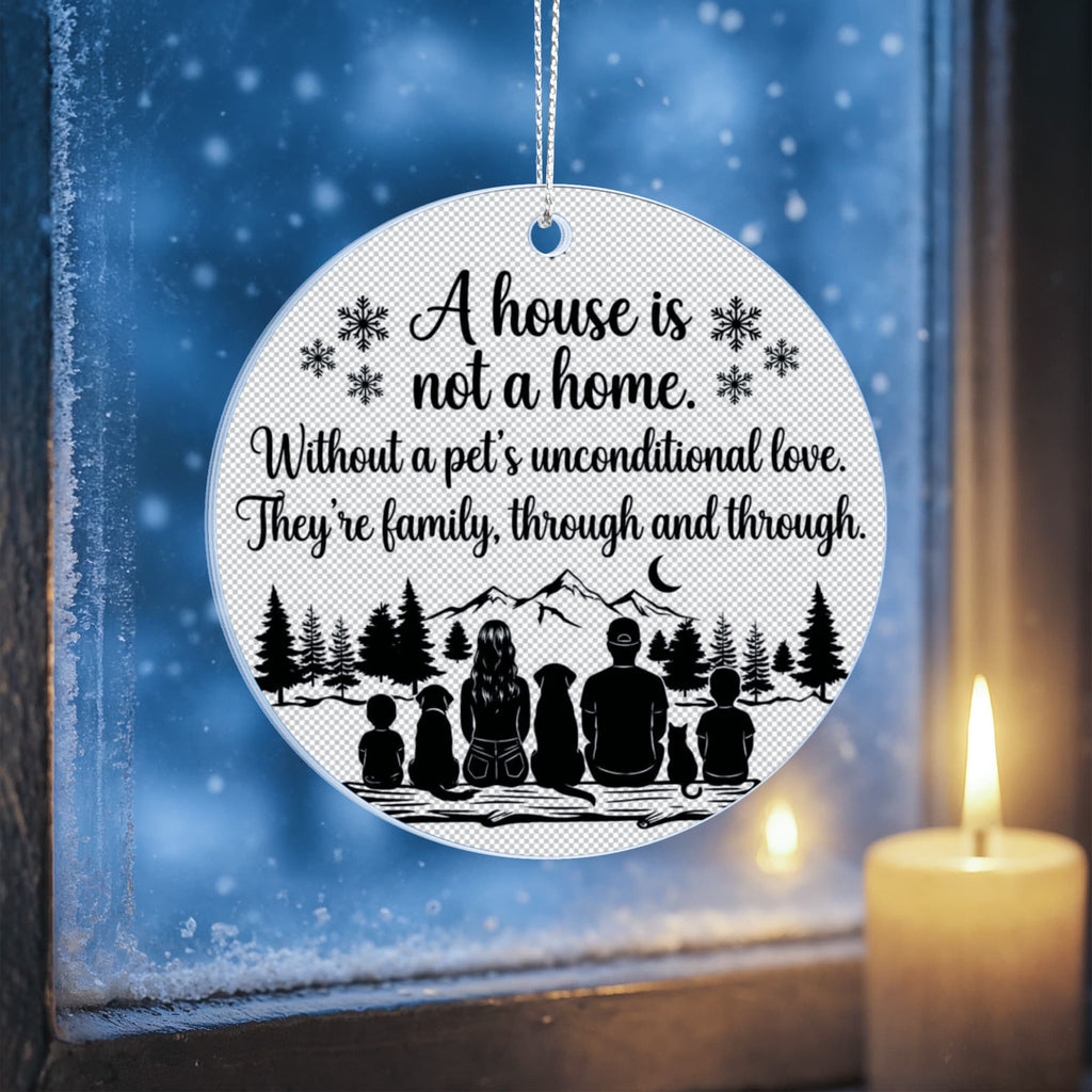 Custom Acrylic Circle Ornament – A Cherished Keepsake for Loved Ones