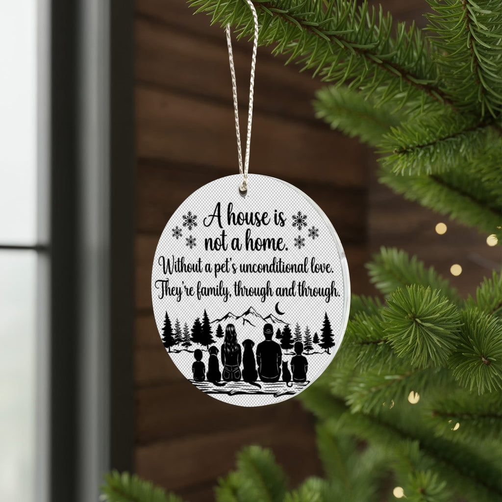Custom Acrylic Circle Ornament – A Cherished Keepsake for Loved Ones