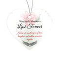 "Love, Laughter & Endless Memories" Custom Acrylic Heart Ornament