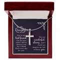 Faith & Love: A Beautiful Cross Necklace for Your Precious Daughter