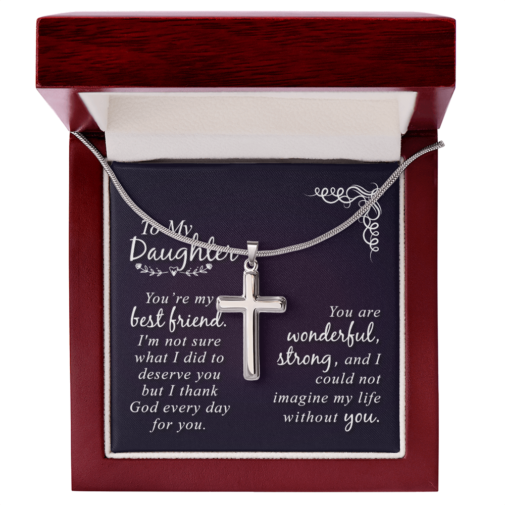 Faith & Love: A Beautiful Cross Necklace for Your Precious Daughter