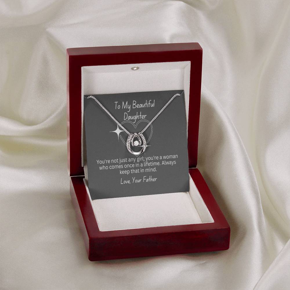 Beloved Daughter: A Lifetime Treasure, Forever Cherished by Your Father - Giulia's Jems