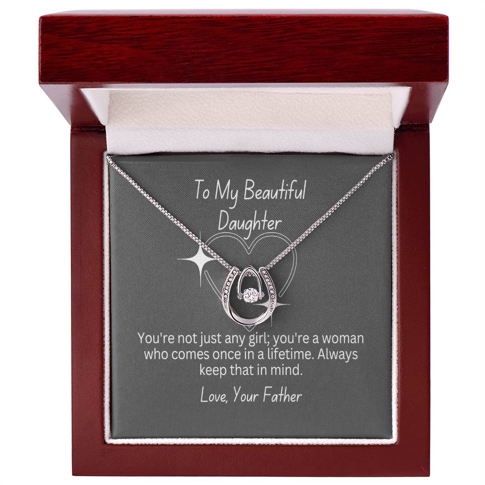 Beloved Daughter: A Lifetime Treasure, Forever Cherished by Your Father - Giulia's Jems