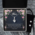 Cherished Moments: Necklace Gift with Heartwarming Message for Mom - Giulia's Jems
