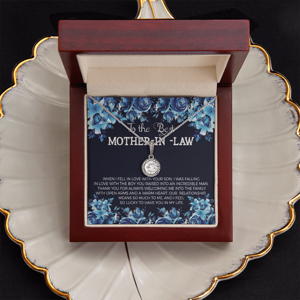 Connection of Hearts: A Beautiful Necklace for Your Mother - in - Law with a Heartfelt Message - Giulia's Jems