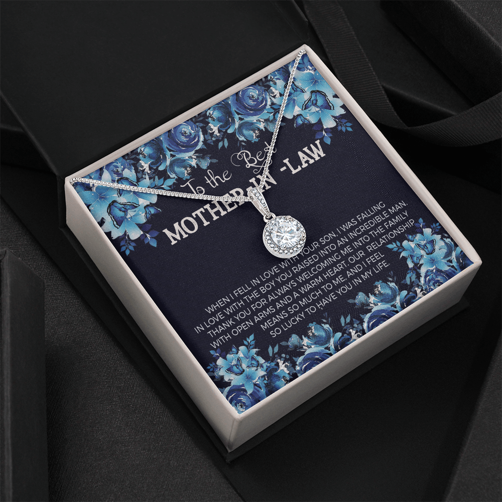 Connection of Hearts: A Beautiful Necklace for Your Mother - in - Law with a Heartfelt Message - Giulia's Jems