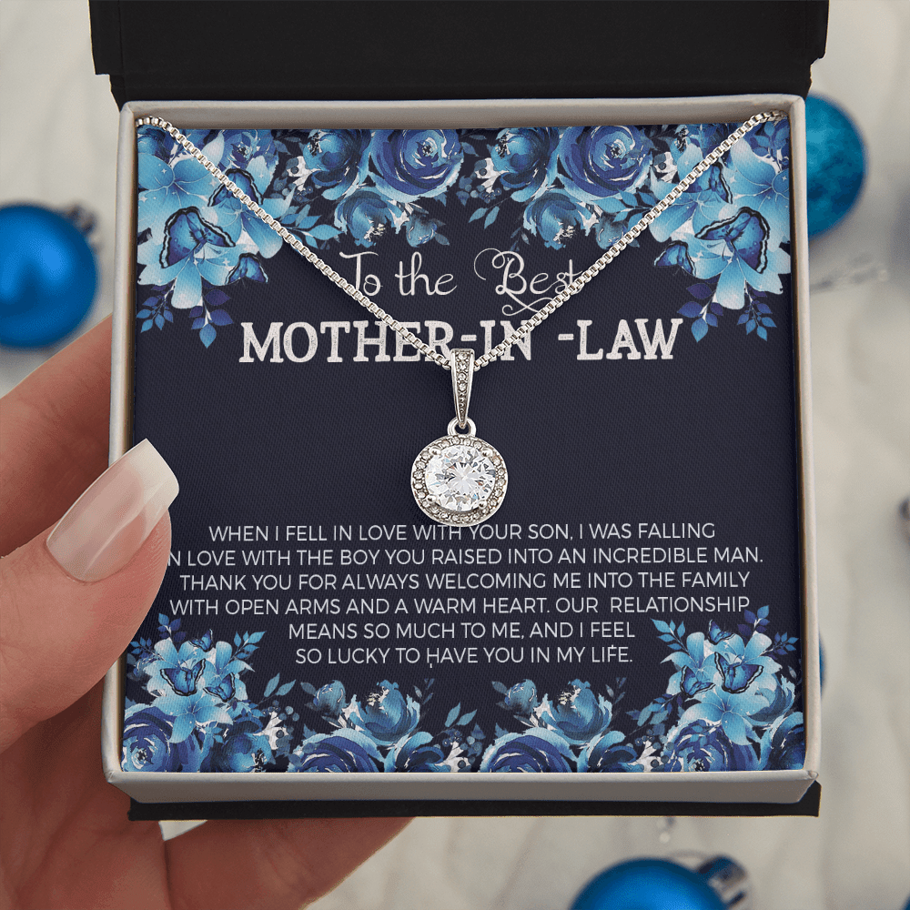 Connection of Hearts: A Beautiful Necklace for Your Mother - in - Law with a Heartfelt Message - Giulia's Jems