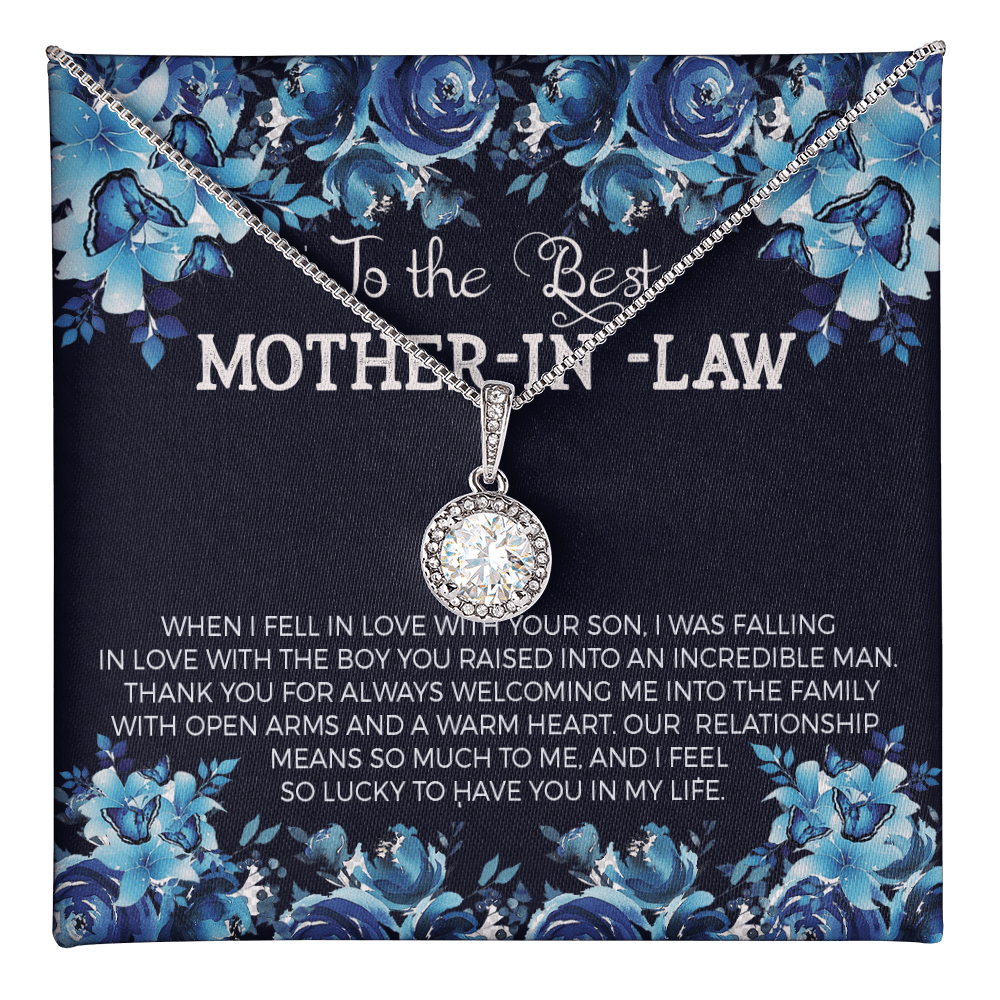 Connection of Hearts: A Beautiful Necklace for Your Mother - in - Law with a Heartfelt Message - Giulia's Jems