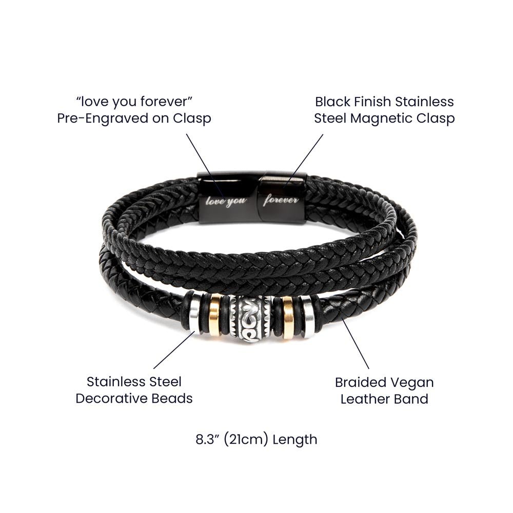 Dad, My Forever Hero: A Meaningful Bracelet and Message - Giulia's Jems