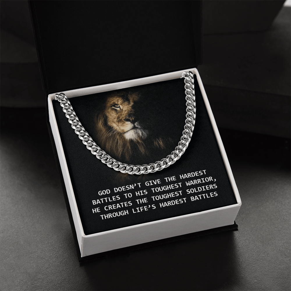 Faith in Style: A Men's Necklace with a Powerful Message" - Giulia's Jems
