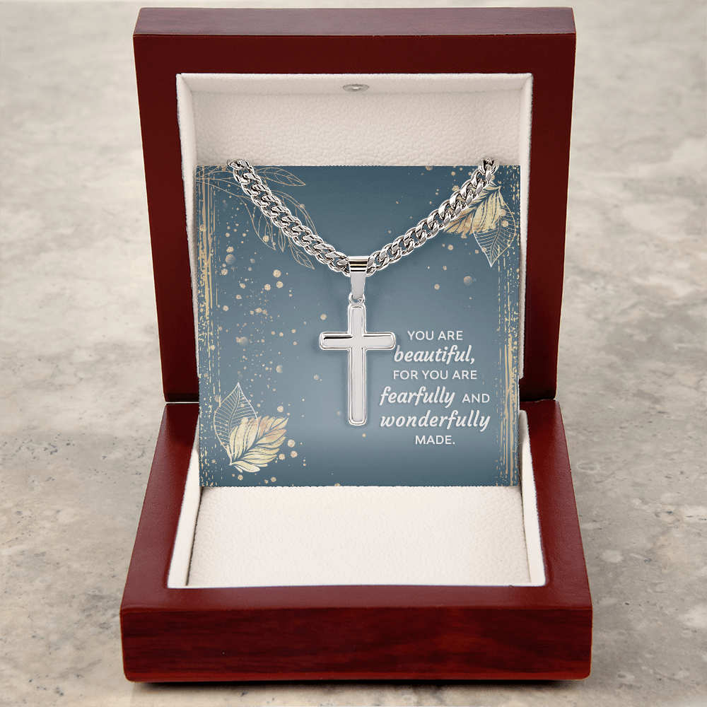 Faithful Moments: Cross Necklace with Heartfelt Message Card - Giulia's Jems