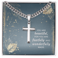 Faithful Moments: Cross Necklace with Heartfelt Message Card - Giulia's Jems