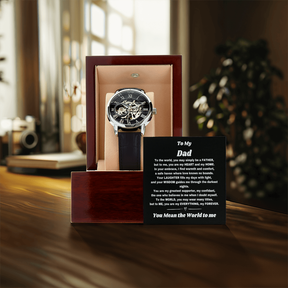 For the Man Who Counts: Custom Watch & Heartfelt Message for Dad - Giulia's Jems