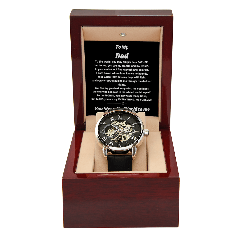 For the Man Who Counts: Custom Watch & Heartfelt Message for Dad - Giulia's Jems