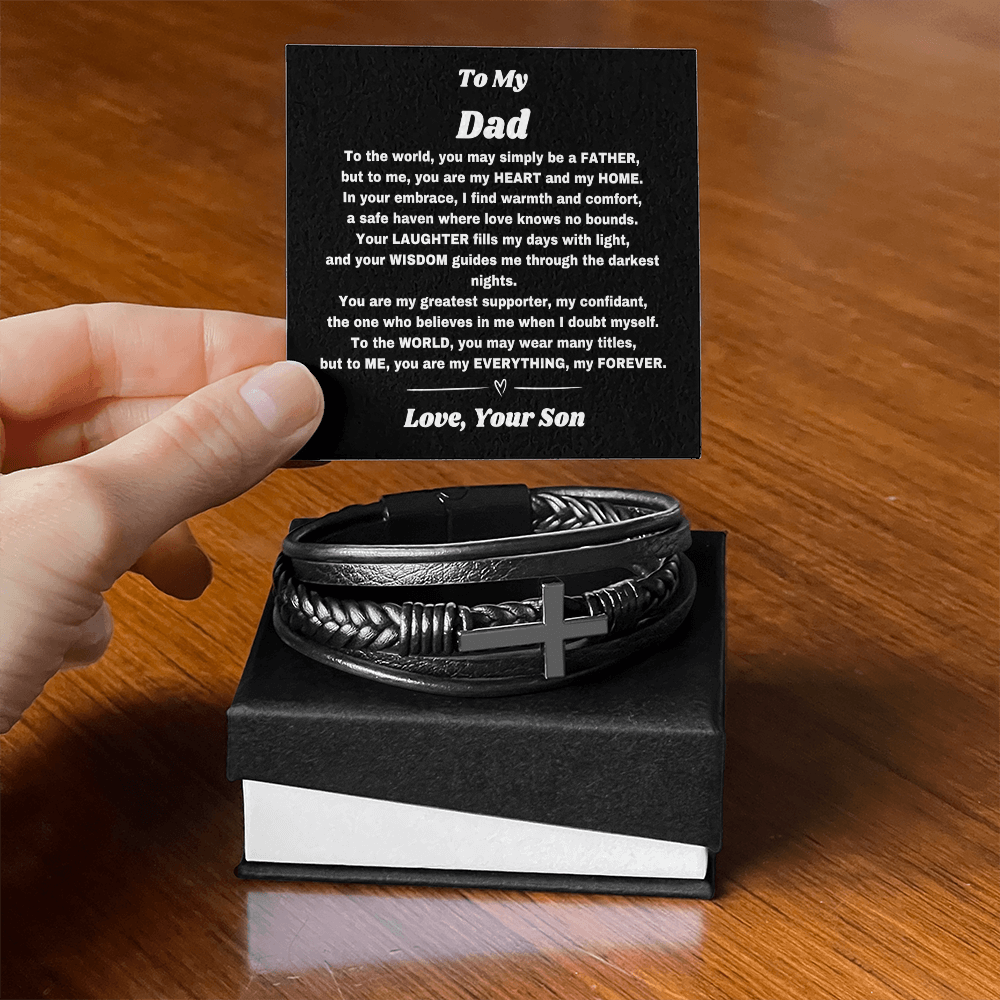 Forever in My Heart: A Special Bracelet from Son to Dad - Giulia's Jems
