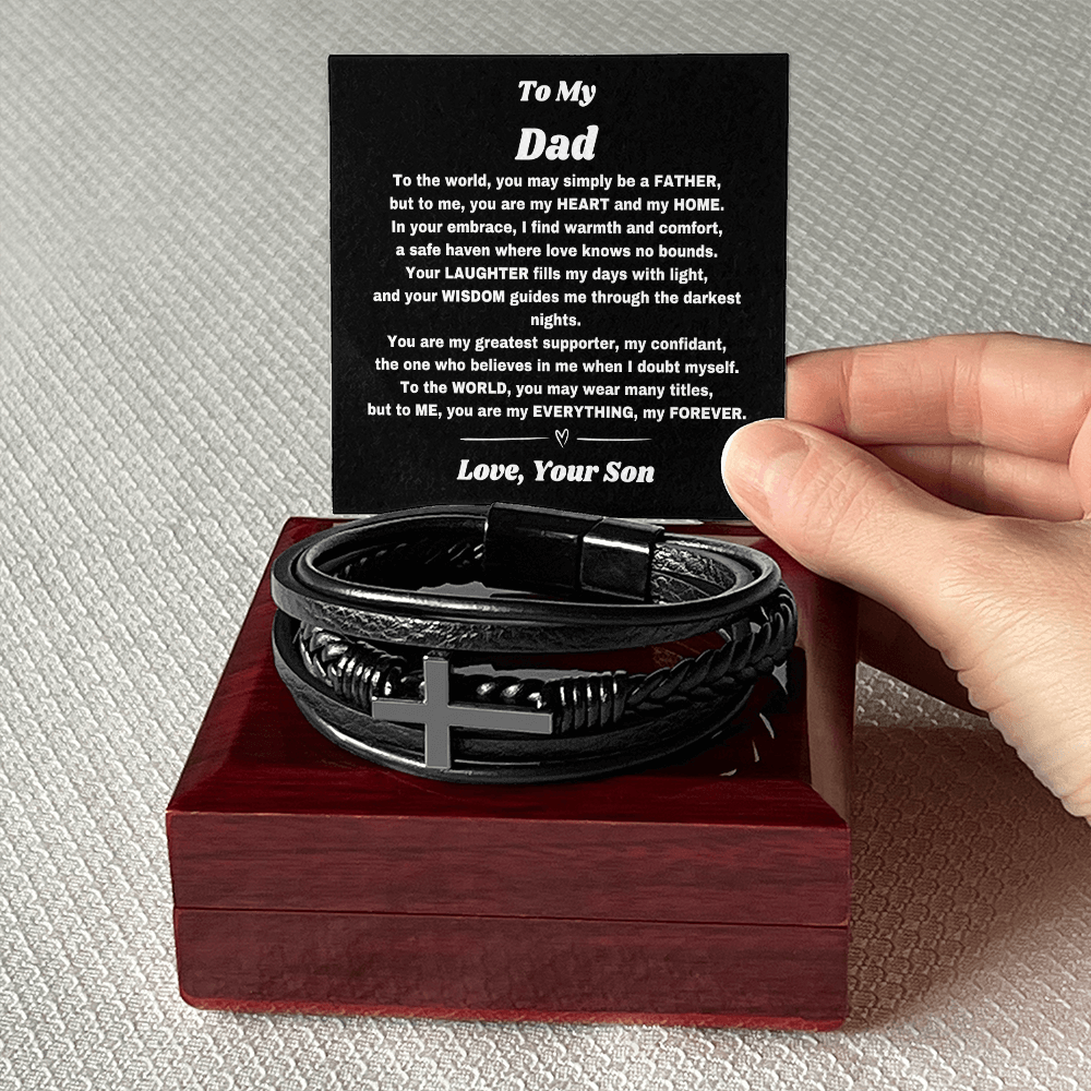 Forever in My Heart: A Special Bracelet from Son to Dad - Giulia's Jems