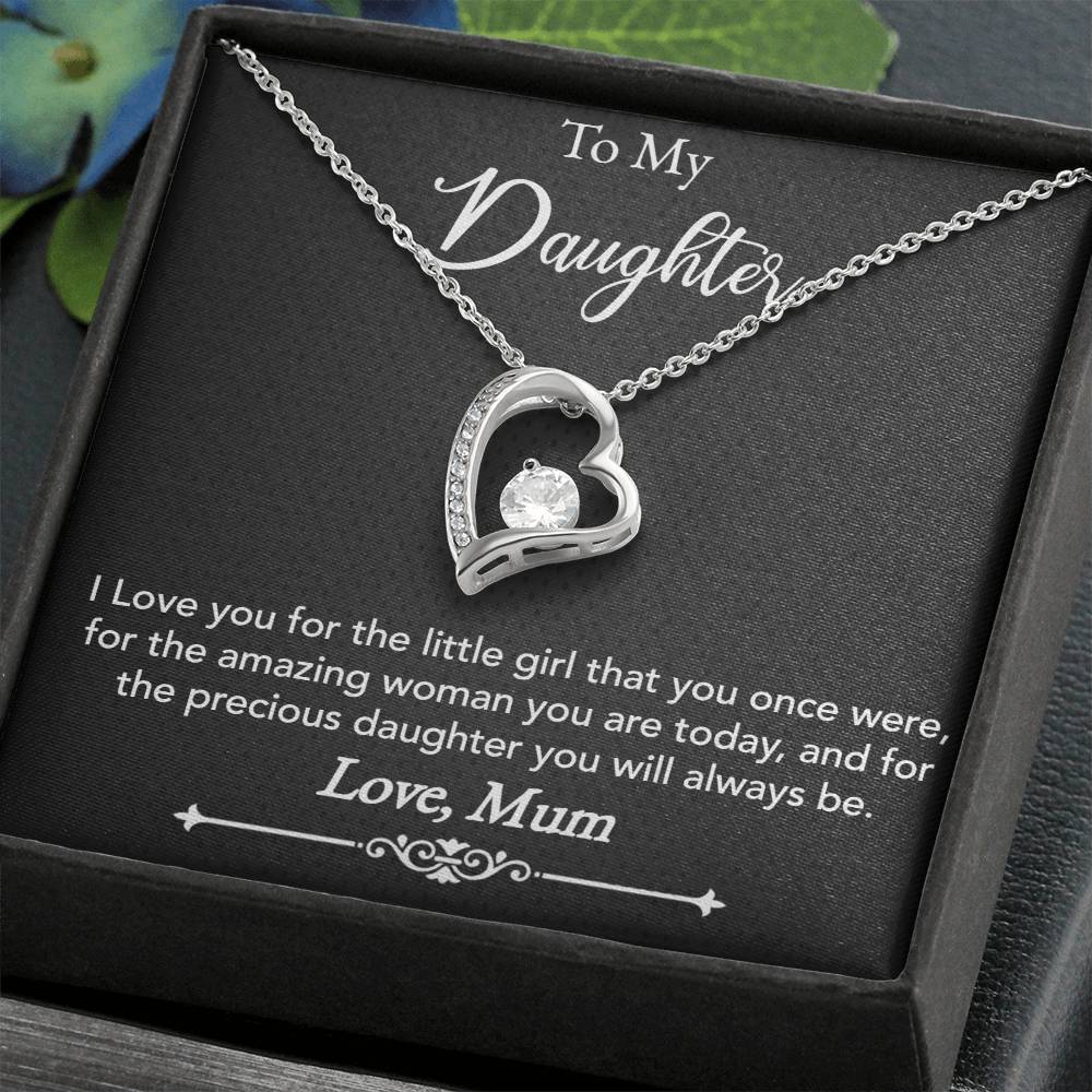 Forever Love Necklace For Precious Daughter - Giulia's Jems