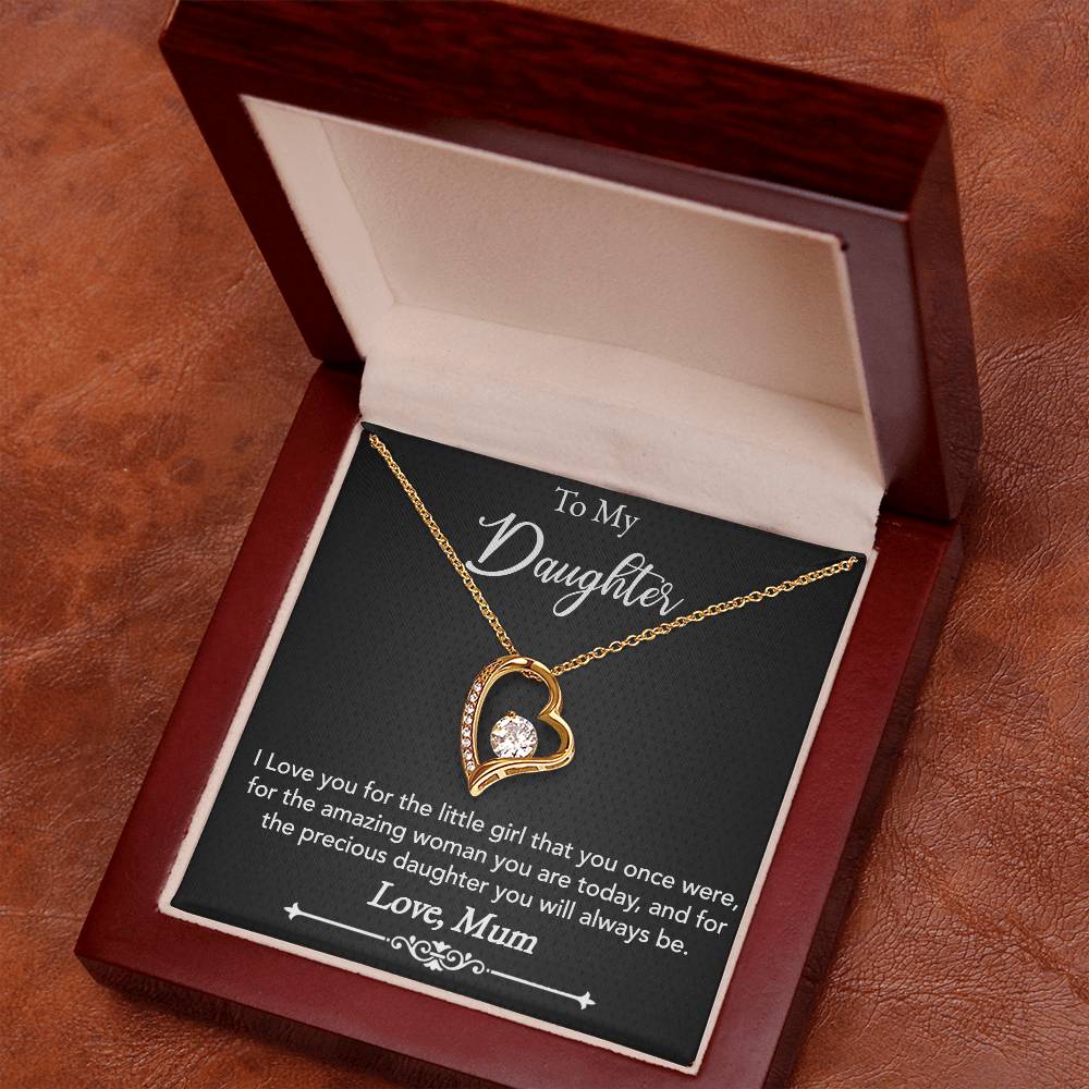 Forever Love Necklace For Precious Daughter - Giulia's Jems