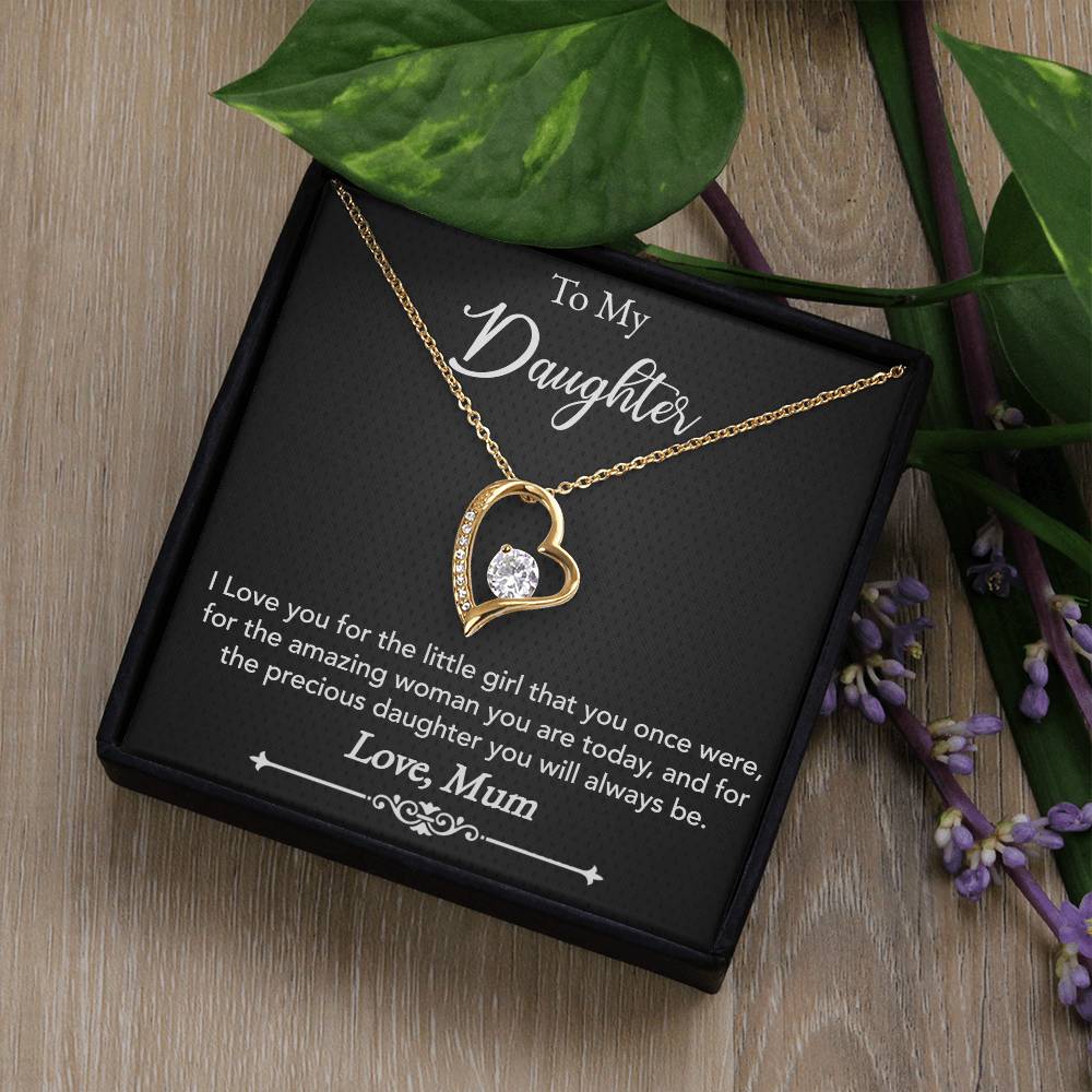 Forever Love Necklace For Precious Daughter - Giulia's Jems