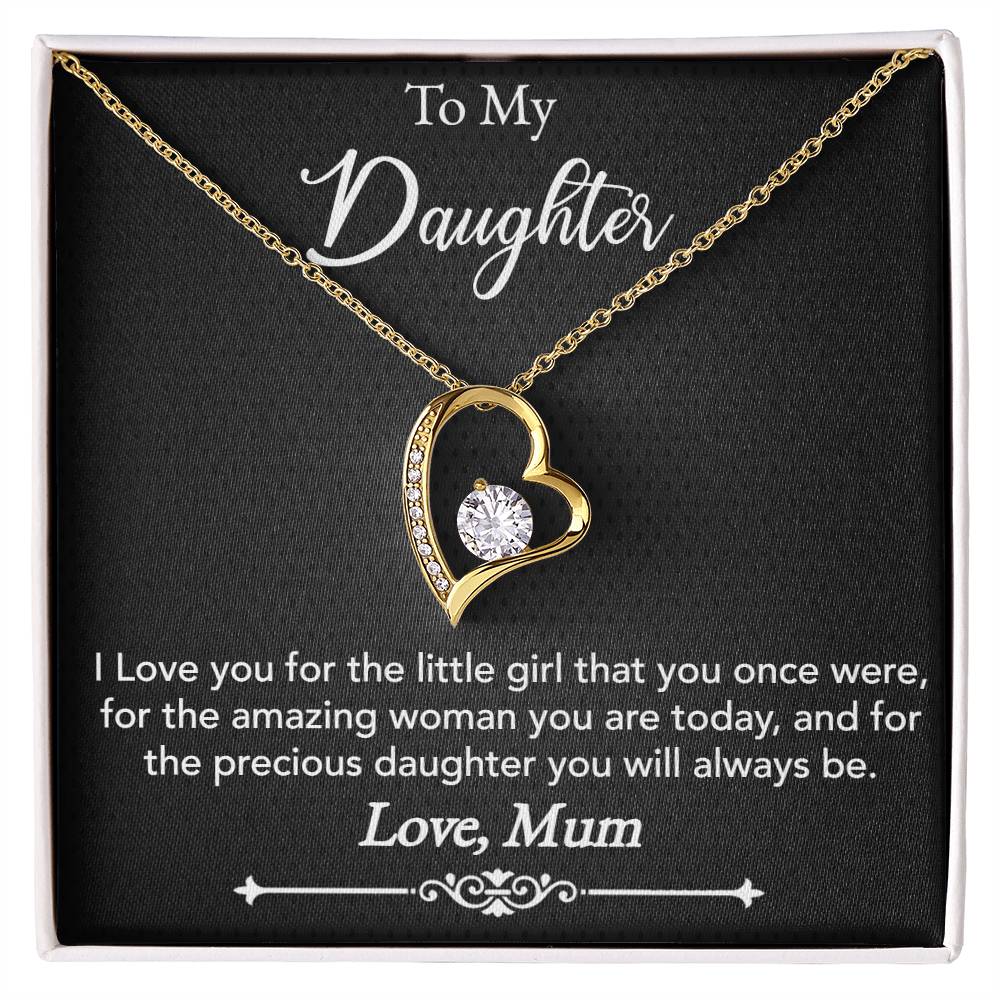 Forever Love Necklace For Precious Daughter - Giulia's Jems