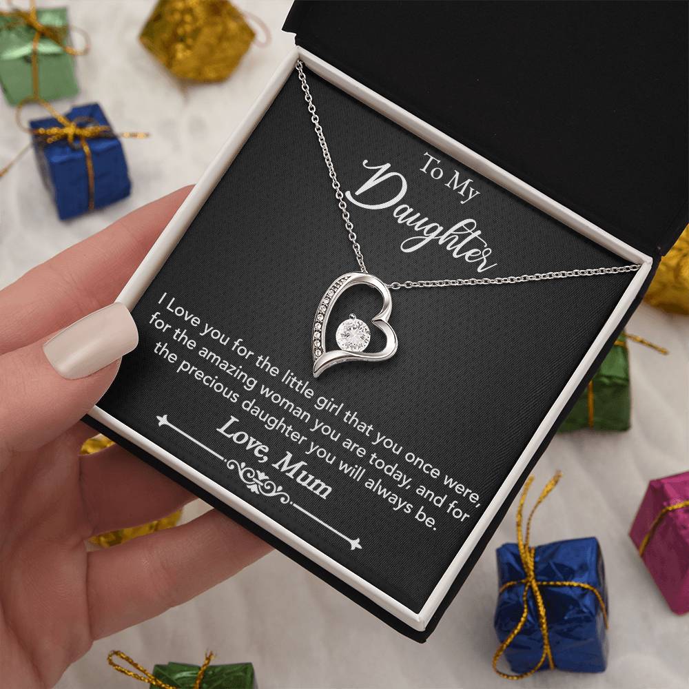Forever Love Necklace For Precious Daughter - Giulia's Jems