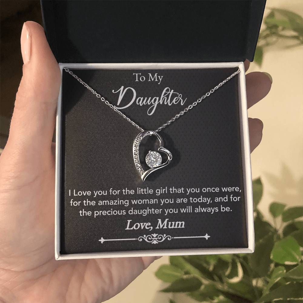 Forever Love Necklace For Precious Daughter - Giulia's Jems