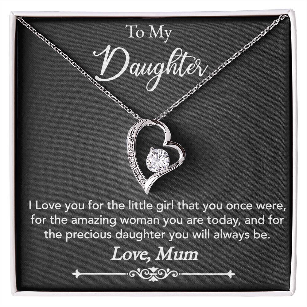 Forever Love Necklace For Precious Daughter - Giulia's Jems