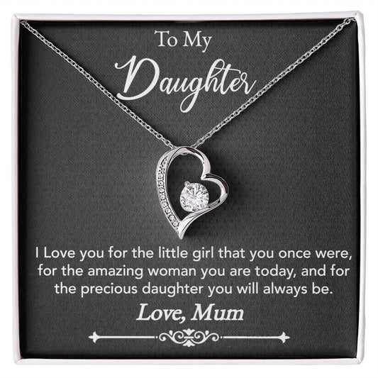 Forever Love Necklace For Precious Daughter - Giulia's Jems