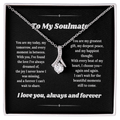 Forever Yours - Heartfelt Necklace Gift for Your Soulmate - Giulia's Jems