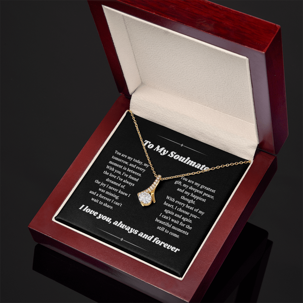 Forever Yours - Heartfelt Necklace Gift for Your Soulmate - Giulia's Jems