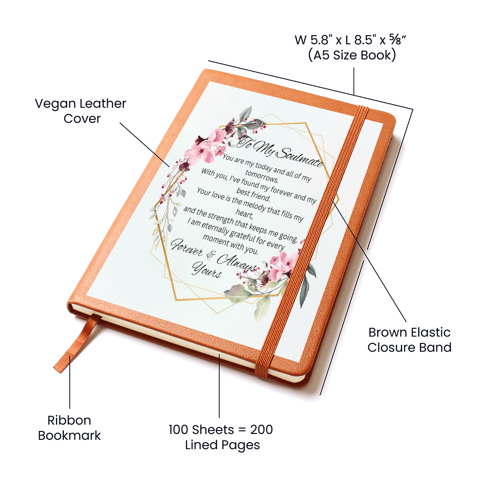 Heartfelt Expressions: A Love Message Journal to Cherish Your Thoughts - Giulia's Jems