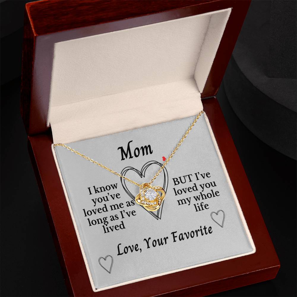 Heartfelt Gems: A Necklace of Love for Mom's Timeless Elegance - Giulia's Jems