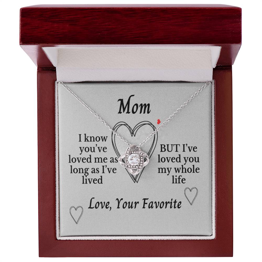 Heartfelt Gems: A Necklace of Love for Mom's Timeless Elegance - Giulia's Jems