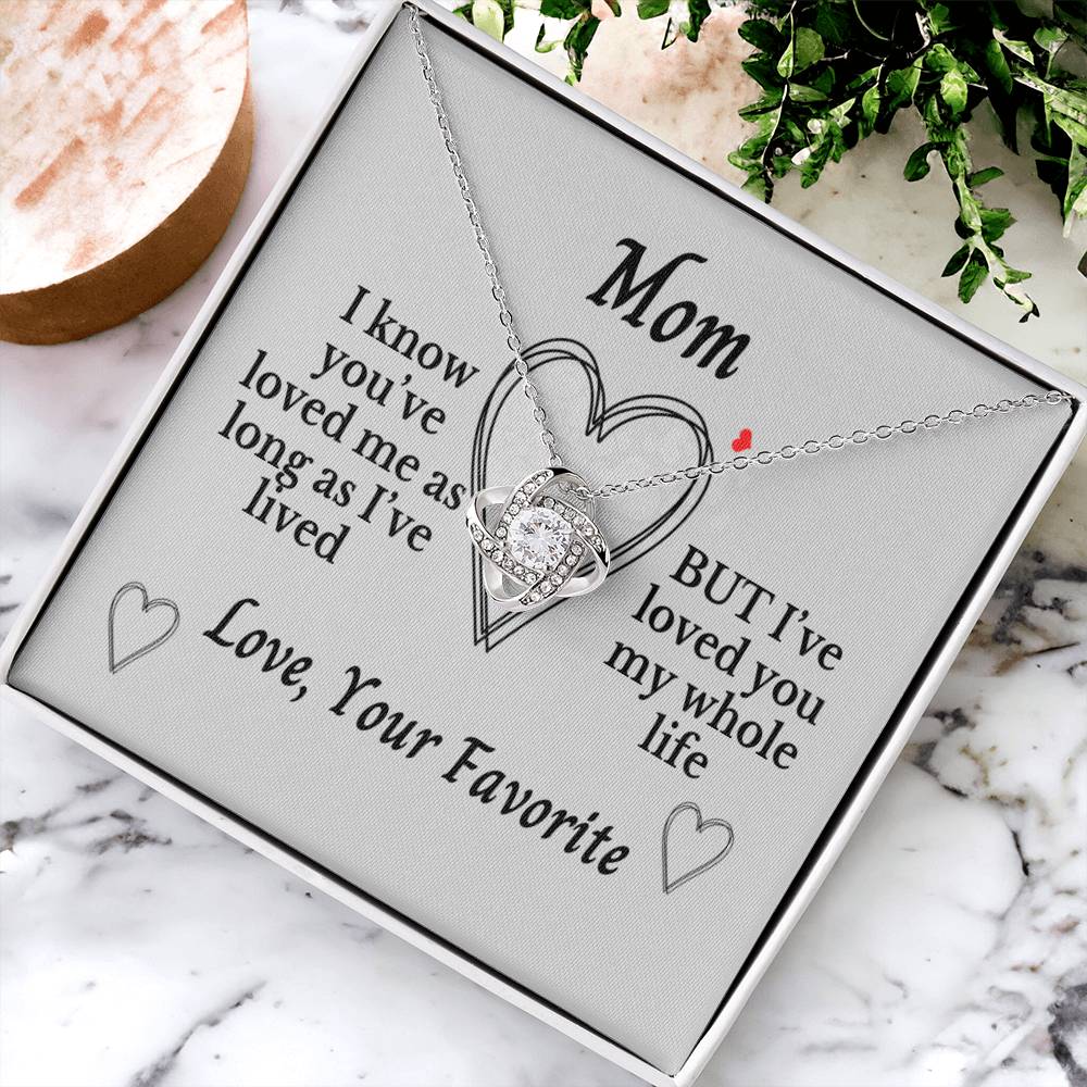 Heartfelt Gems: A Necklace of Love for Mom's Timeless Elegance - Giulia's Jems
