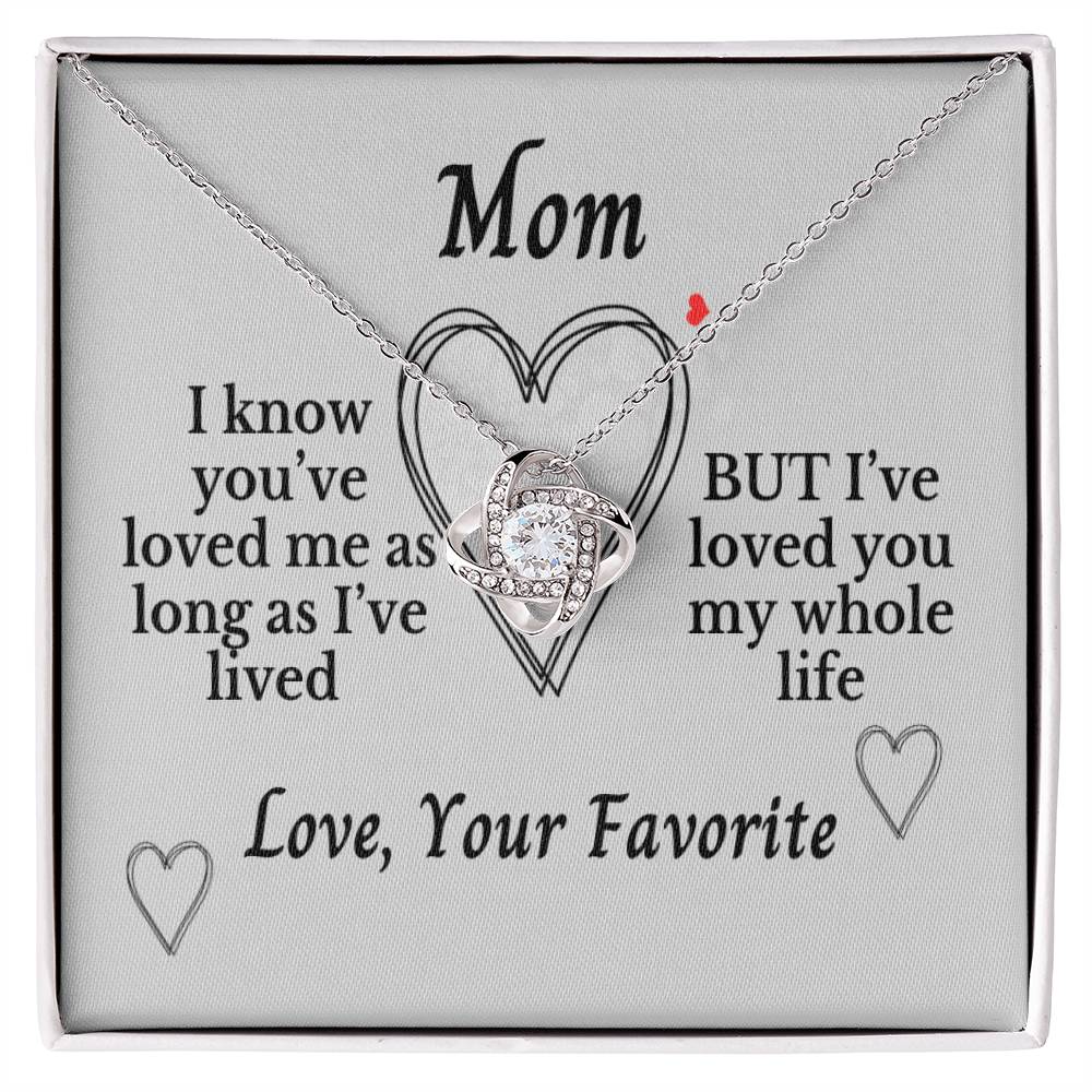 Heartfelt Gems: A Necklace of Love for Mom's Timeless Elegance - Giulia's Jems