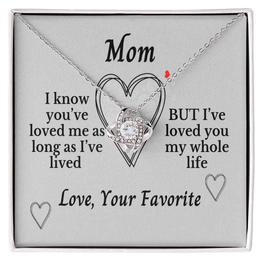 Heartfelt Gems: A Necklace of Love for Mom's Timeless Elegance - Giulia's Jems