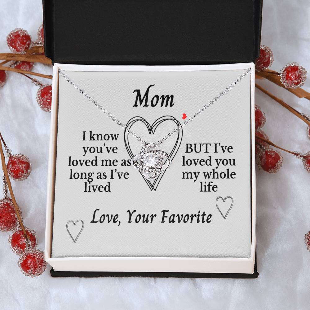 Heartfelt Gems: A Necklace of Love for Mom's Timeless Elegance - Giulia's Jems