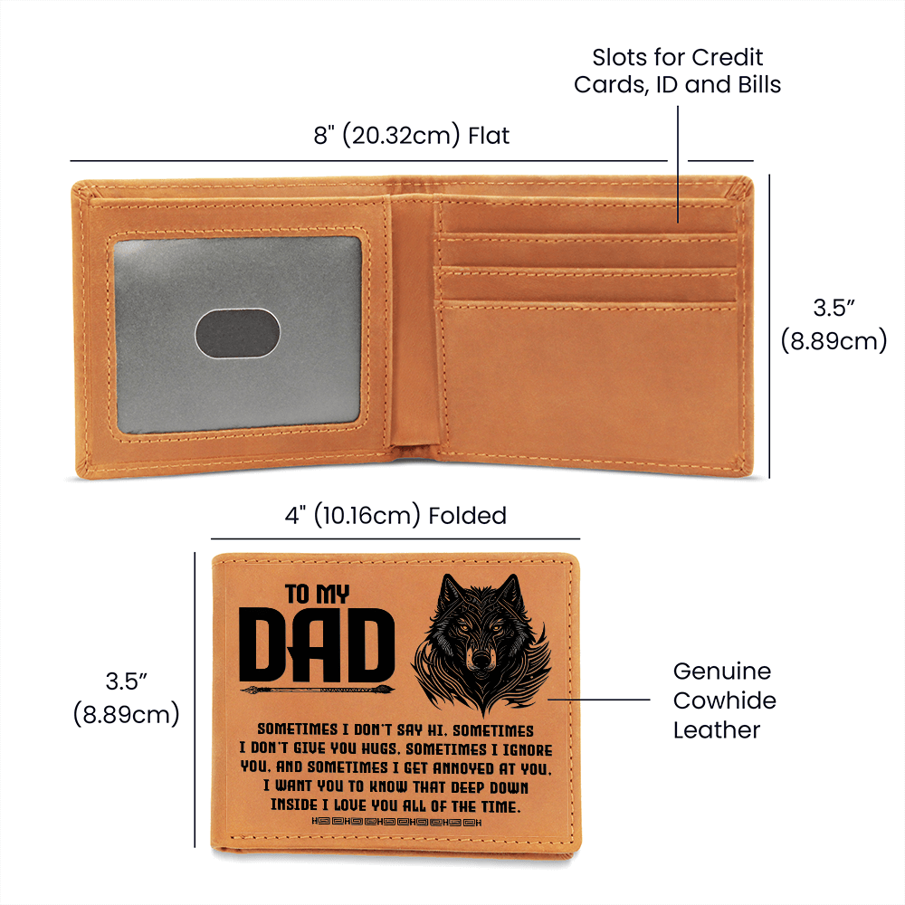 Heartfelt Gratitude: The Ultimate Dad Appreciation Wallet - Giulia's Jems