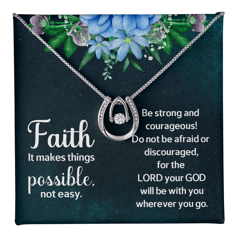 Love & Faith: A Necklace with an Encouraging Card - Giulia's Jems