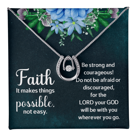 Love & Faith: A Necklace with an Encouraging Card - Giulia's Jems
