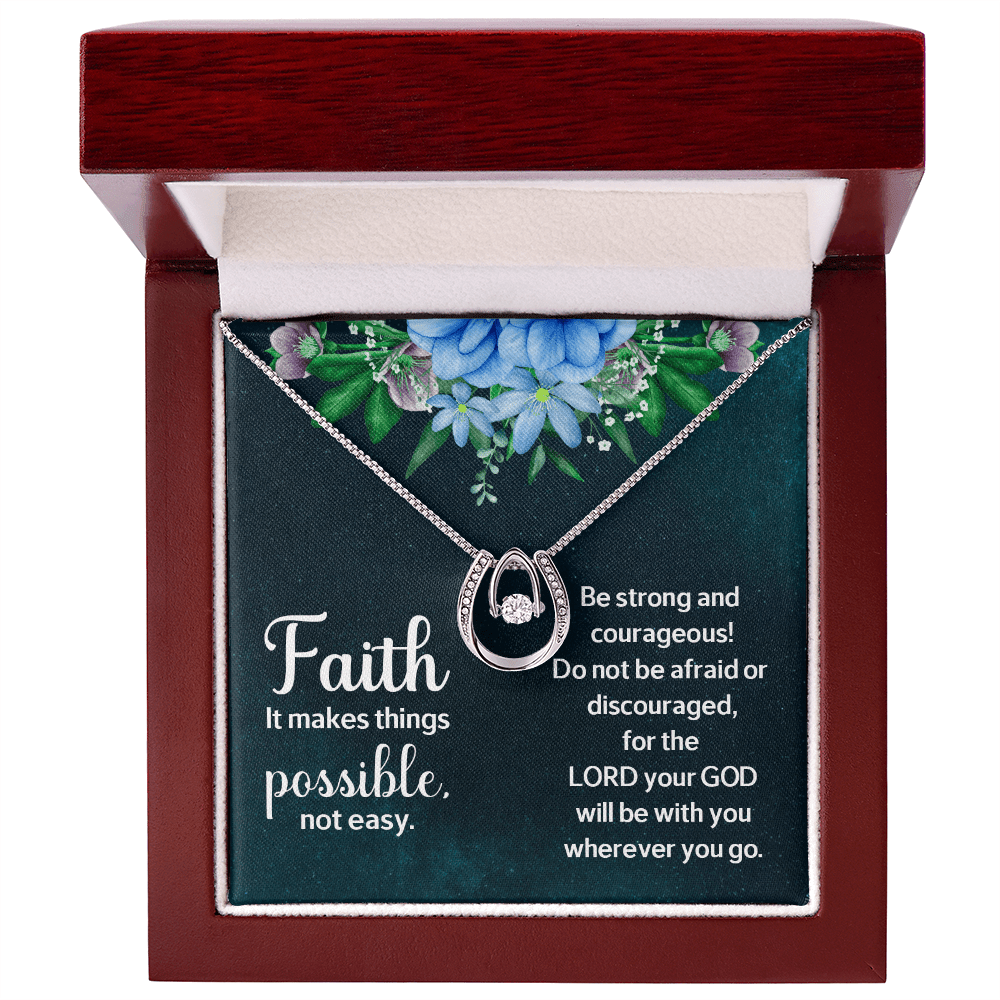 Love & Faith: A Necklace with an Encouraging Card - Giulia's Jems